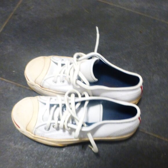 1980's Vintage CONVERSE Running Shoes Size 5.5 JACK BURCELL Converse Sneakers - Picture 11 of 12